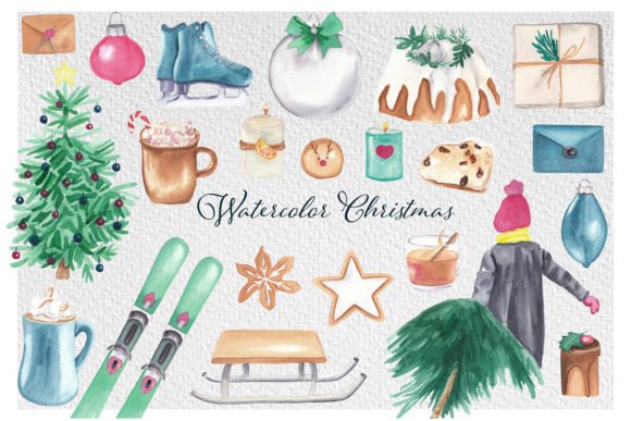Christmas Illustrations Watercolor Png Review