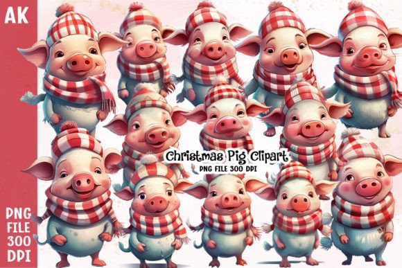 Christmas Pig Sublimation Clipart: A Review for Illustrations