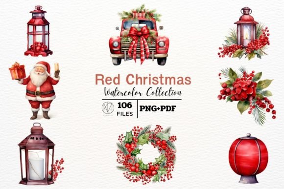 Christmas Watercolors Png: A Review of Seasonal Illustrations