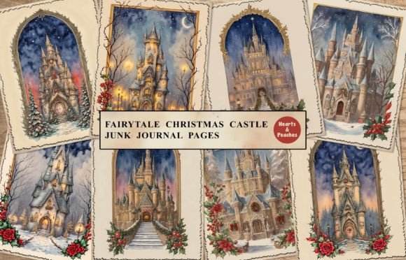 Fairytale Christmas Castle, Junk Journal: A Designer's Review of Seasonal Illustrations