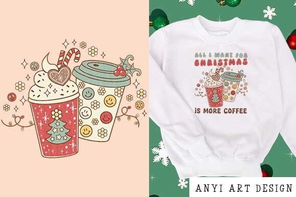 Groovy Christmas PNG Review: Vibrant Illustrations for Bold Branding
