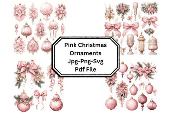 Pink Christmas Ornaments: A Designer's Review of Seasonal Illustrations