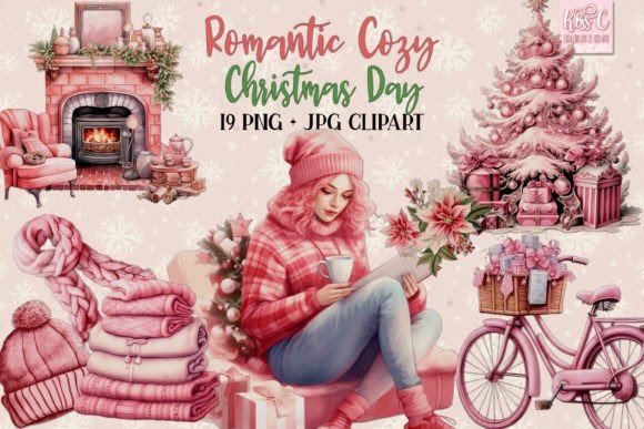 Watercolor Romantic Cozy Christmas Set: A Designer's Review